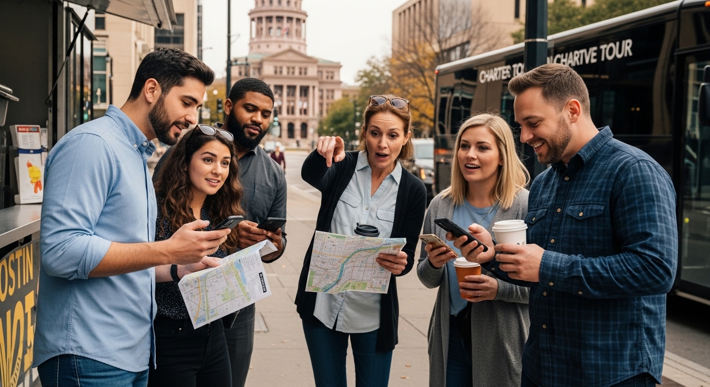Austin travel planning tips group