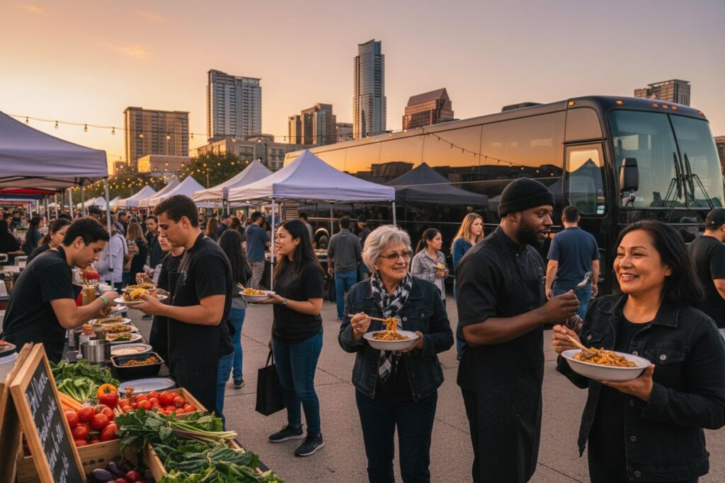 Austin culinary outing street market
