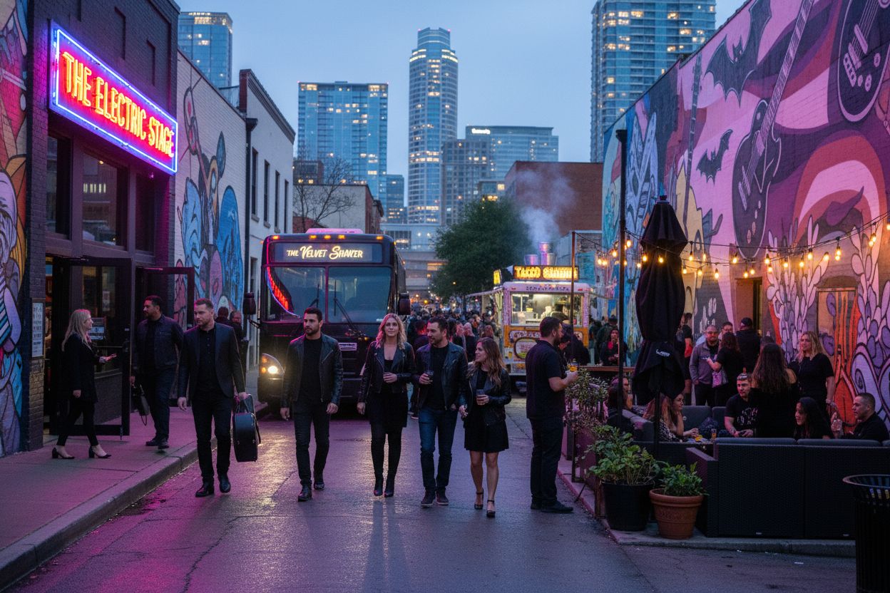 Austin nightlife live music district