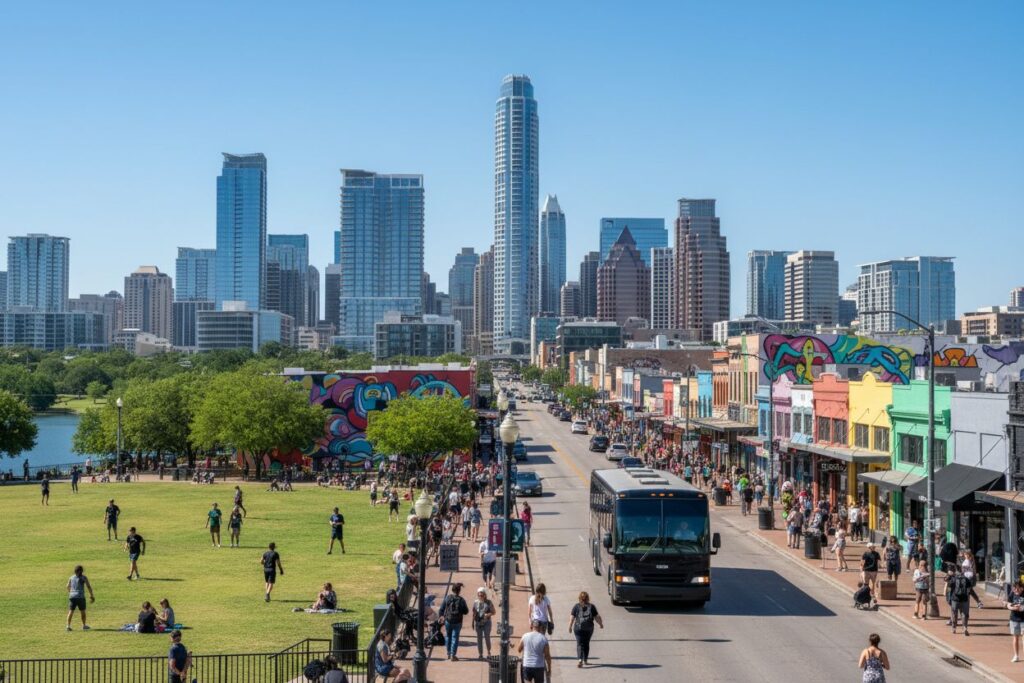 Austin neighborhoods cityscape