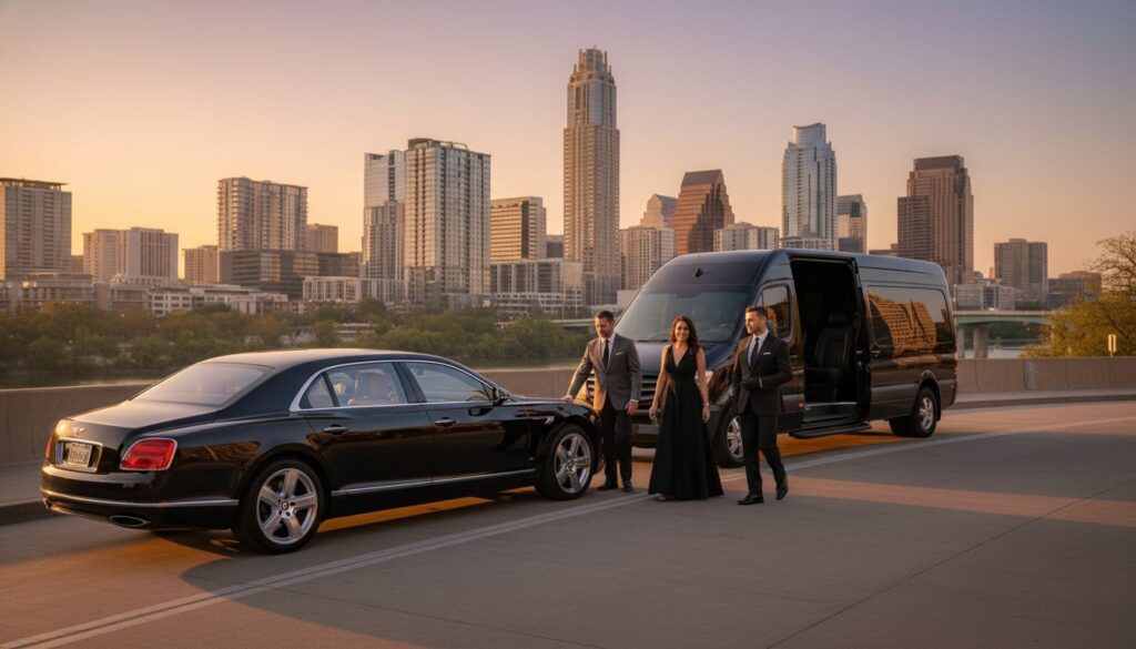 austin luxury transportation services hero header image