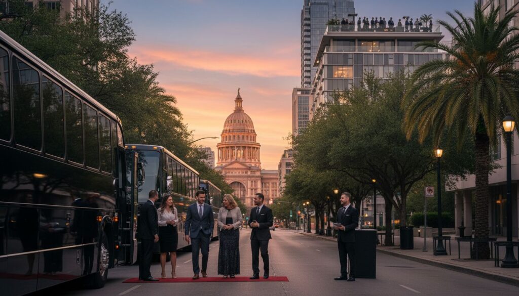 Austin luxury cityscape sunset
