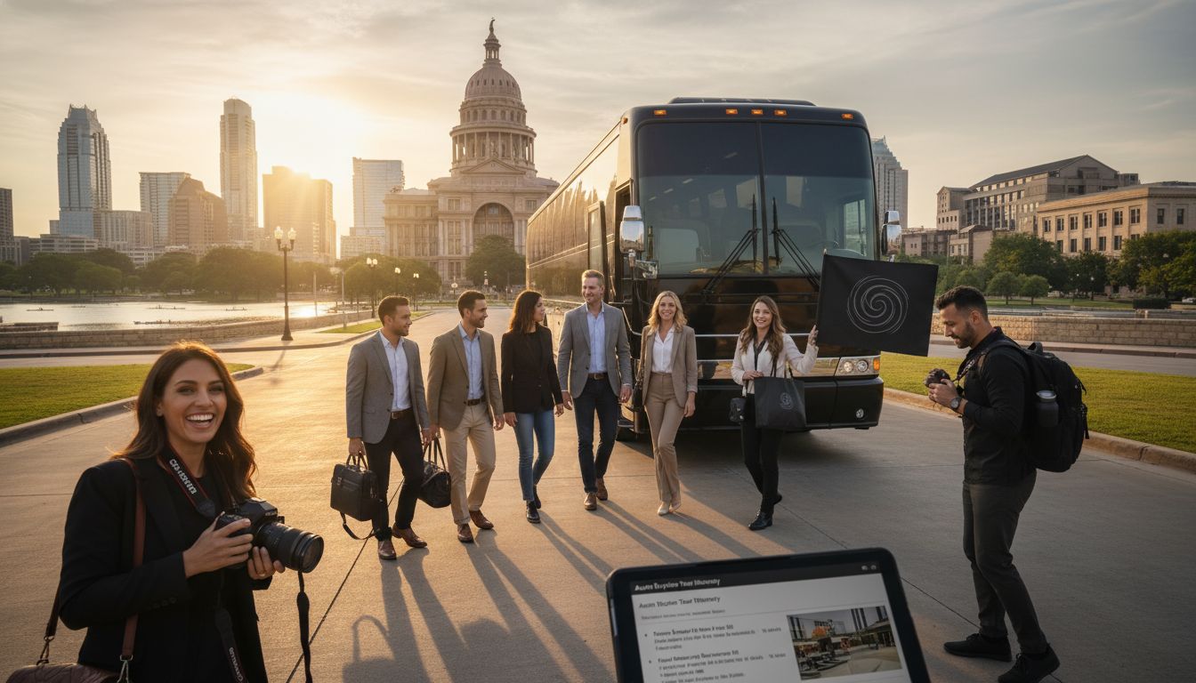 luxury Austin tour bus