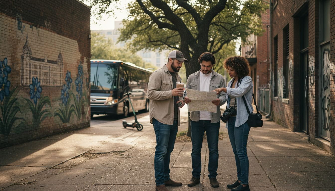 Friends looking for hidden gems in Austin